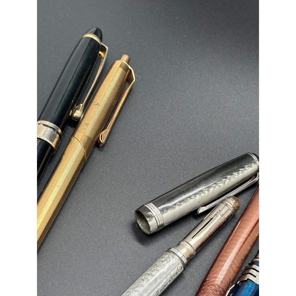 Vintage Pen and Pencil Lot Esterbrook  and Sheaffer's Scripto Fountain Pens